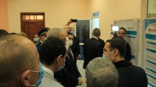 Visite du ministre de lenseignement superieur et de la recherche scientifique pr Abdelbaki BENZIANE a luniversite Abderrahman M 179 1