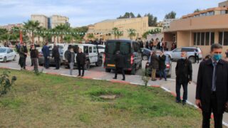 Visite du ministre de lenseignement superieur et de la recherche scientifique pr Abdelbaki BENZIANE a luniversite Abderrahman M 182