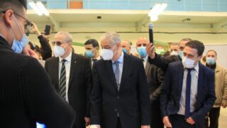 Visite du ministre de lenseignement superieur et de la recherche scientifique pr Abdelbaki BENZIANE a luniversite Abderrahman M 185 1