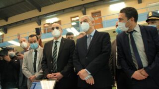 Visite du ministre de lenseignement superieur et de la recherche scientifique pr Abdelbaki BENZIANE a luniversite Abderrahman M 186