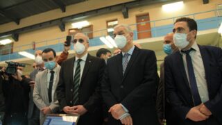 Visite du ministre de lenseignement superieur et de la recherche scientifique pr Abdelbaki BENZIANE a luniversite Abderrahman M 187