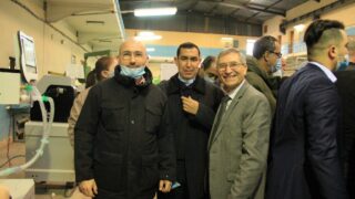 Visite du ministre de lenseignement superieur et de la recherche scientifique pr Abdelbaki BENZIANE a luniversite Abderrahman M 206