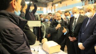 Visite du ministre de lenseignement superieur et de la recherche scientifique pr Abdelbaki BENZIANE a luniversite Abderrahman M 208