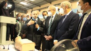 Visite du ministre de lenseignement superieur et de la recherche scientifique pr Abdelbaki BENZIANE a luniversite Abderrahman M 209
