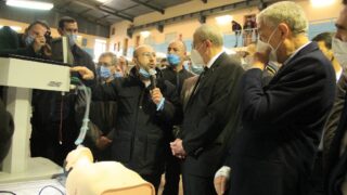 Visite du ministre de lenseignement superieur et de la recherche scientifique pr Abdelbaki BENZIANE a luniversite Abderrahman M 210 1