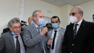 Visite du ministre de lenseignement superieur et de la recherche scientifique pr Abdelbaki BENZIANE a luniversite Abderrahman M 219