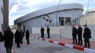 Visite du ministre de lenseignement superieur et de la recherche scientifique pr Abdelbaki BENZIANE a luniversite Abderrahman M 222