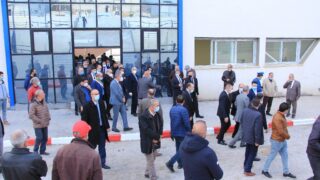 Visite du ministre de lenseignement superieur et de la recherche scientifique pr Abdelbaki BENZIANE a luniversite Abderrahman M 223