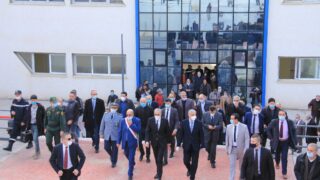 Visite du ministre de lenseignement superieur et de la recherche scientifique pr Abdelbaki BENZIANE a luniversite Abderrahman M 228