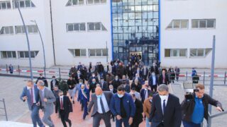 Visite du ministre de lenseignement superieur et de la recherche scientifique pr Abdelbaki BENZIANE a luniversite Abderrahman M 229