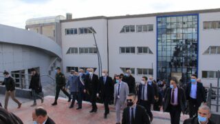 Visite du ministre de lenseignement superieur et de la recherche scientifique pr Abdelbaki BENZIANE a luniversite Abderrahman M 230