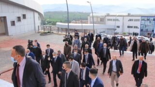 Visite du ministre de lenseignement superieur et de la recherche scientifique pr Abdelbaki BENZIANE a luniversite Abderrahman M 233