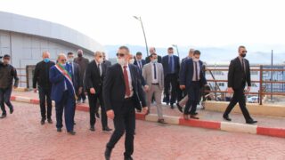 Visite du ministre de lenseignement superieur et de la recherche scientifique pr Abdelbaki BENZIANE a luniversite Abderrahman M 234