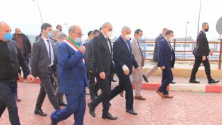 Visite du ministre de lenseignement superieur et de la recherche scientifique pr Abdelbaki BENZIANE a luniversite Abderrahman M 235