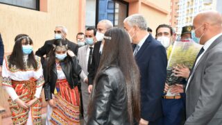 Visite du ministre de lenseignement superieur et de la recherche scientifique pr Abdelbaki BENZIANE a luniversite Abderrahman M 24 1