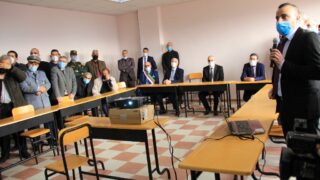 Visite du ministre de lenseignement superieur et de la recherche scientifique pr Abdelbaki BENZIANE a luniversite Abderrahman M 241