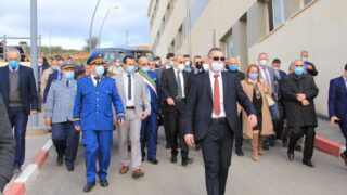 Visite du ministre de lenseignement superieur et de la recherche scientifique pr Abdelbaki BENZIANE a luniversite Abderrahman M 245