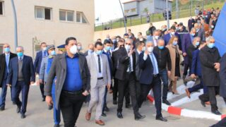 Visite du ministre de lenseignement superieur et de la recherche scientifique pr Abdelbaki BENZIANE a luniversite Abderrahman M 247