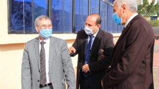 Visite du ministre de lenseignement superieur et de la recherche scientifique pr Abdelbaki BENZIANE a luniversite Abderrahman M 274