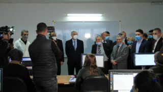 Visite du ministre de lenseignement superieur et de la recherche scientifique pr Abdelbaki BENZIANE a luniversite Abderrahman M 279