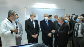 Visite du ministre de lenseignement superieur et de la recherche scientifique pr Abdelbaki BENZIANE a luniversite Abderrahman M 284
