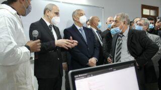 Visite du ministre de lenseignement superieur et de la recherche scientifique pr Abdelbaki BENZIANE a luniversite Abderrahman M 285