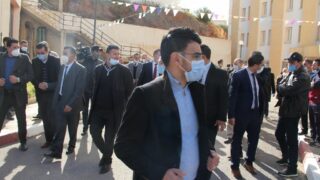 Visite du ministre de lenseignement superieur et de la recherche scientifique pr Abdelbaki BENZIANE a luniversite Abderrahman M 297