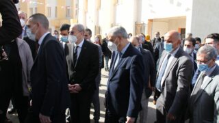 Visite du ministre de lenseignement superieur et de la recherche scientifique pr Abdelbaki BENZIANE a luniversite Abderrahman M 298