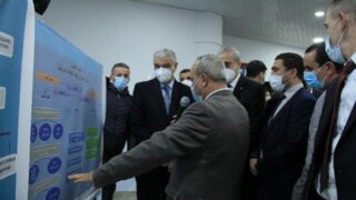Visite du ministre de lenseignement superieur et de la recherche scientifique pr Abdelbaki BENZIANE a luniversite Abderrahman M 300