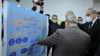 Visite du ministre de lenseignement superieur et de la recherche scientifique pr Abdelbaki BENZIANE a luniversite Abderrahman M 302