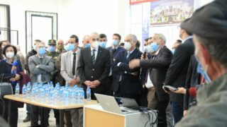 Visite du ministre de lenseignement superieur et de la recherche scientifique pr Abdelbaki BENZIANE a luniversite Abderrahman M 305