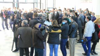 Visite du ministre de lenseignement superieur et de la recherche scientifique pr Abdelbaki BENZIANE a luniversite Abderrahman M 306