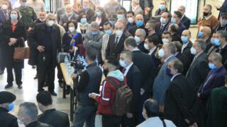 Visite du ministre de lenseignement superieur et de la recherche scientifique pr Abdelbaki BENZIANE a luniversite Abderrahman M 308