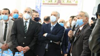 Visite du ministre de lenseignement superieur et de la recherche scientifique pr Abdelbaki BENZIANE a luniversite Abderrahman M 309