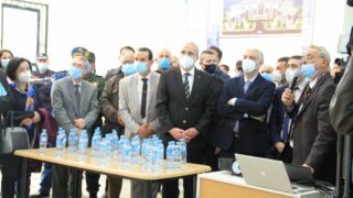Visite du ministre de lenseignement superieur et de la recherche scientifique pr Abdelbaki BENZIANE a luniversite Abderrahman M 310