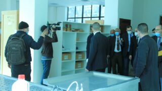 Visite du ministre de lenseignement superieur et de la recherche scientifique pr Abdelbaki BENZIANE a luniversite Abderrahman M 322