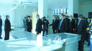 Visite du ministre de lenseignement superieur et de la recherche scientifique pr Abdelbaki BENZIANE a luniversite Abderrahman M 323