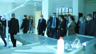 Visite du ministre de lenseignement superieur et de la recherche scientifique pr Abdelbaki BENZIANE a luniversite Abderrahman M 324