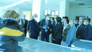 Visite du ministre de lenseignement superieur et de la recherche scientifique pr Abdelbaki BENZIANE a luniversite Abderrahman M 326