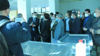 Visite du ministre de lenseignement superieur et de la recherche scientifique pr Abdelbaki BENZIANE a luniversite Abderrahman M 328