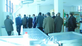 Visite du ministre de lenseignement superieur et de la recherche scientifique pr Abdelbaki BENZIANE a luniversite Abderrahman M 329