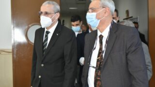 Visite du ministre de lenseignement superieur et de la recherche scientifique pr Abdelbaki BENZIANE a luniversite Abderrahman M 33 1