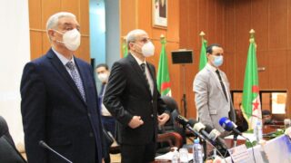 Visite du ministre de lenseignement superieur et de la recherche scientifique pr Abdelbaki BENZIANE a luniversite Abderrahman M 337