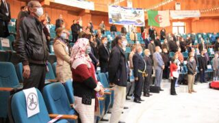 Visite du ministre de lenseignement superieur et de la recherche scientifique pr Abdelbaki BENZIANE a luniversite Abderrahman M 338