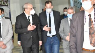 Visite du ministre de lenseignement superieur et de la recherche scientifique pr Abdelbaki BENZIANE a luniversite Abderrahman M 34 1