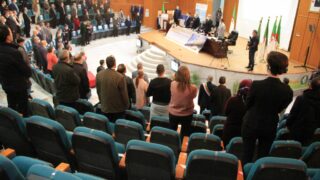 Visite du ministre de lenseignement superieur et de la recherche scientifique pr Abdelbaki BENZIANE a luniversite Abderrahman M 343