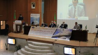 Visite du ministre de lenseignement superieur et de la recherche scientifique pr Abdelbaki BENZIANE a luniversite Abderrahman M 349