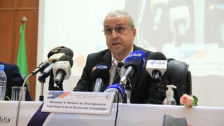 Visite du ministre de lenseignement superieur et de la recherche scientifique pr Abdelbaki BENZIANE a luniversite Abderrahman M 352