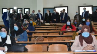 Visite du ministre de lenseignement superieur et de la recherche scientifique pr Abdelbaki BENZIANE a luniversite Abderrahman M 37 1