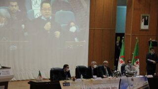 Visite du ministre de lenseignement superieur et de la recherche scientifique pr Abdelbaki BENZIANE a luniversite Abderrahman M 371